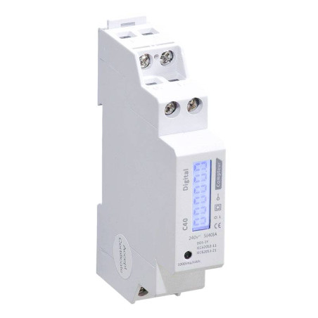 Sous compteur électrique modulaire 40A Digital Electric