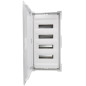 Coffret encastré IP40 4 X 14 avec Porte
