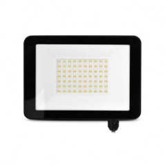 Projecteur LED Plat Noir 50W 3000K IP65