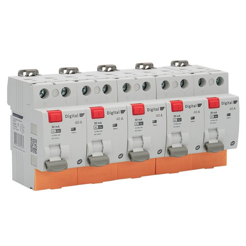 5 Interrupteurs Différentiels Bipolaires 40A Type AC 30mA