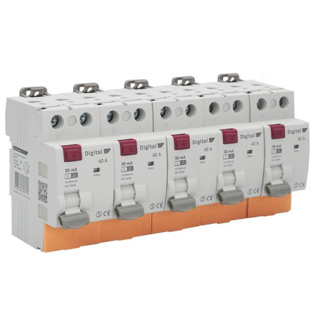 5 Interrupteurs différentiels 40A 30mA, type F / HPI