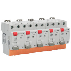 5 Interrupteurs Différentiels Bipolaires 100A Type AC 30mA