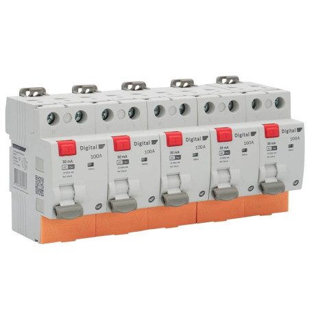 5 Interrupteurs Différentiels Bipolaires 100A Type AC 30mA