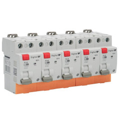 5 Interrupteurs Différentiels Bipolaires 80A Type AC 30mA