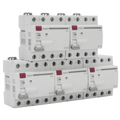 5 Interrupteurs Différentiels Tétrapolaire 40A Type F/HPI 30mA Digital Electric