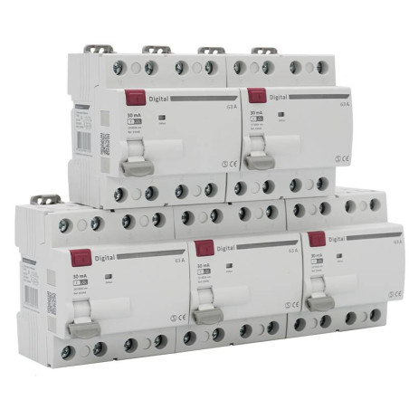5 Interrupteurs Différentiels Tétrapolaire 63A Type F/HPI 30mA