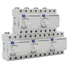 5 Interrupteurs Différentiels Tétrapolaire 40A Type B 30mA Digital Electric