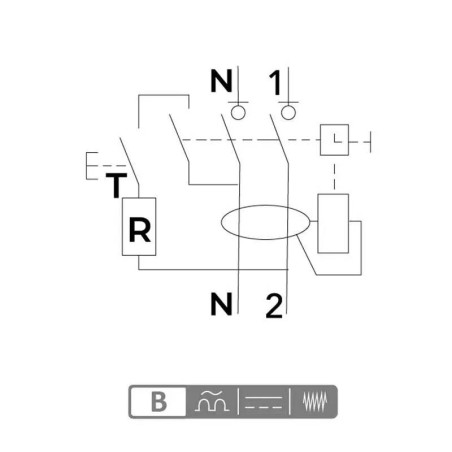 Interrupteur Différentiel Bipolaire 63A Type B 30mA Digital Electric