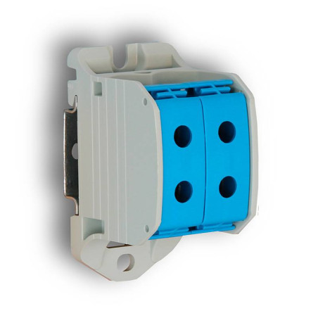 Bloc de distribution 4pts 50mm² Bleu