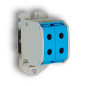 Bloc de distribution 4pts 50mm² Bleu