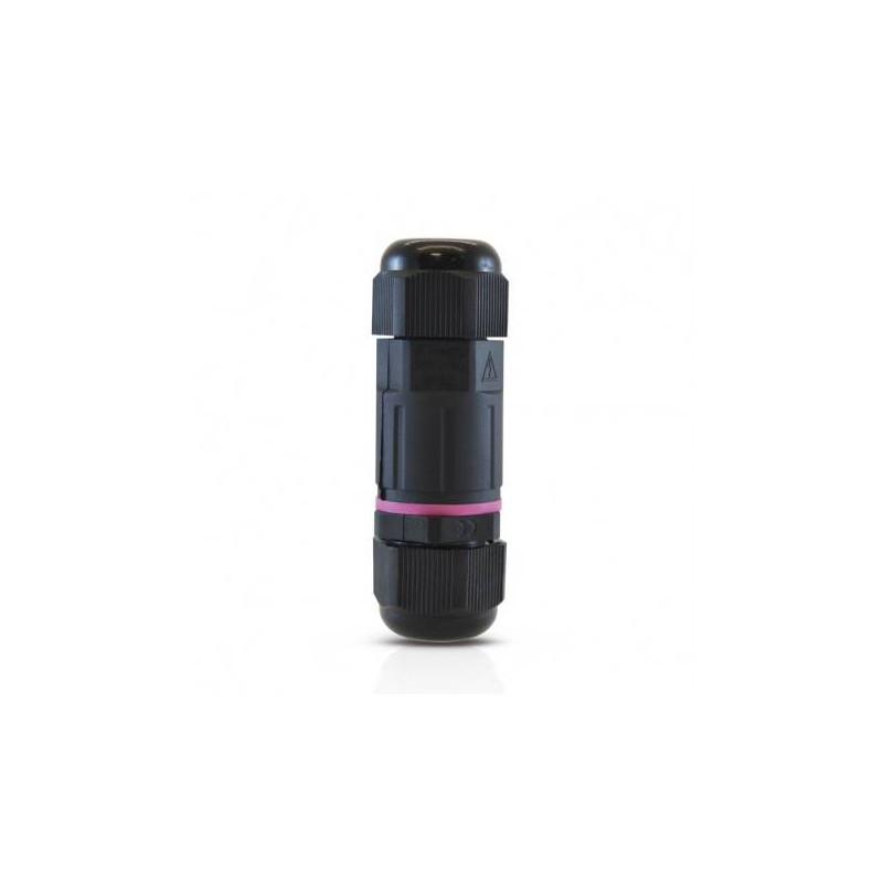 Connecteurs Étanche IP68 250V Noir 3 Fils qté 4