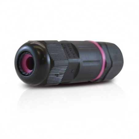Connecteurs Étanche IP68 250V Noir 3 Fils qté 4