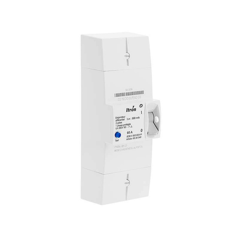Disjoncteur de Branchement Bipolaire 60A Instantané