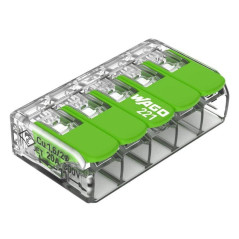 Borne de raccordement Compact Wago Green 5 entrées X 25 4mm²