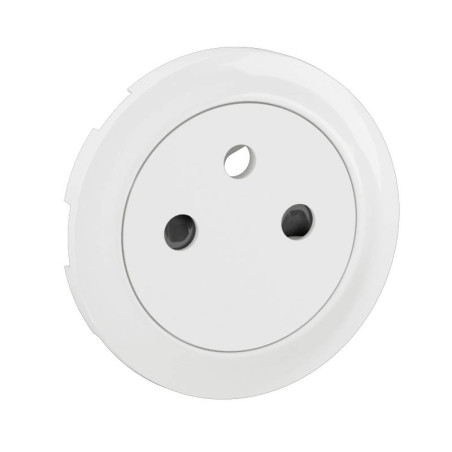 Enjoliveur pour prise de courant 2P+T Surface Confort Céliane - Blanc