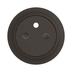 Enjoliveur pour prise de courant 2P+T Surface Confort Céliane - Noir