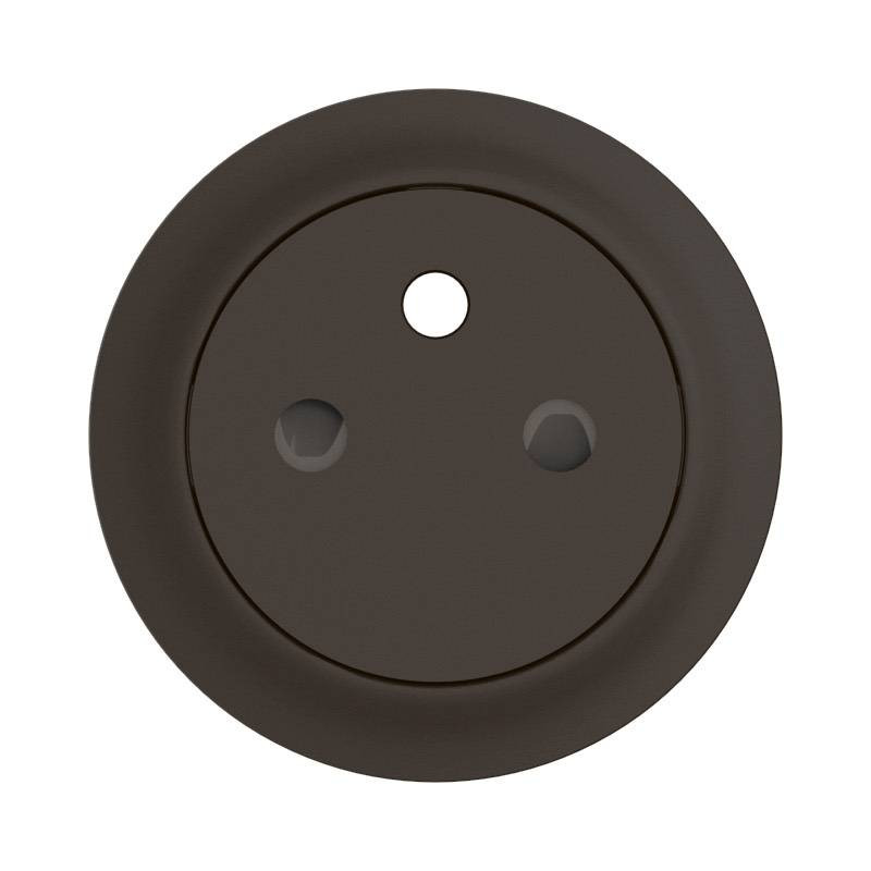 Enjoliveur pour prise de courant 2P+T Surface Confort Céliane - Noir