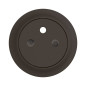 Enjoliveur pour prise de courant 2P+T Surface Confort Céliane - Noir