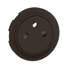 Enjoliveur pour prise de courant 2P+T Surface Confort Céliane - Noir