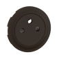 Enjoliveur pour prise de courant 2P+T Surface Confort Céliane - Noir