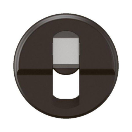 Enjoliveur pour prise simple RJ45 Céliane - Noir