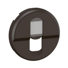 Enjoliveur pour prise simple RJ45 Céliane - Noir