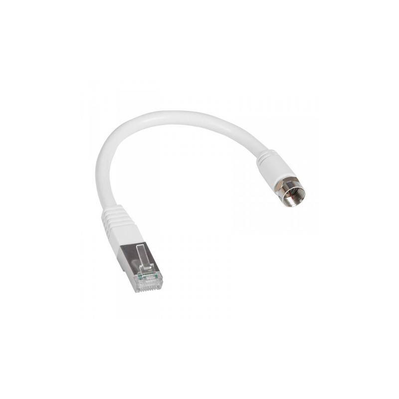 Cordon balun de liaison Fiche F / RJ45 Cordon balun de liaison Fiche F / RJ45