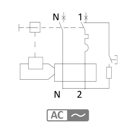 Disjoncteur Differentiel 40A - 30mA Type AC