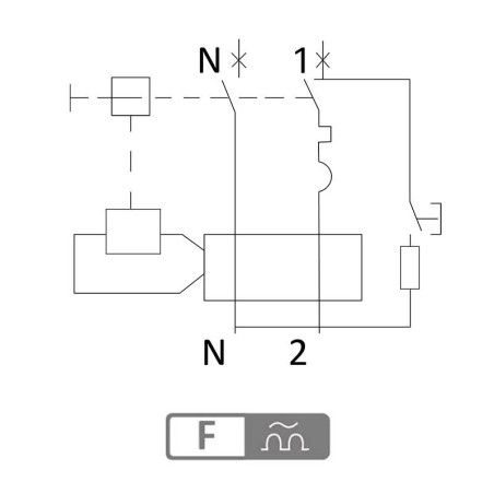 Disjoncteur Differentiel 40A - 30mA Type F