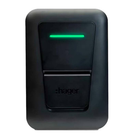 Borne HAGER  Witty One 7.4 kW, TIC,  RFID et Bluetooth