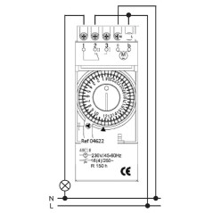 Interrupteur Horaire Analogique Modulaire