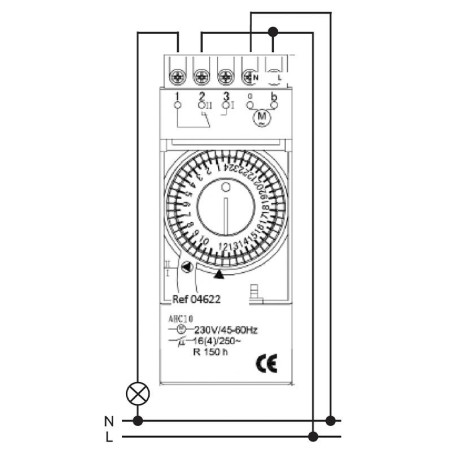 Interrupteur Horaire Analogique Modulaire