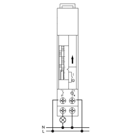 Interrrupteur Horaire Analogique Modulaire