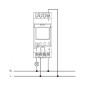 Inter Horaire Électronique 16A 24H/7Jrs 1 Zones
