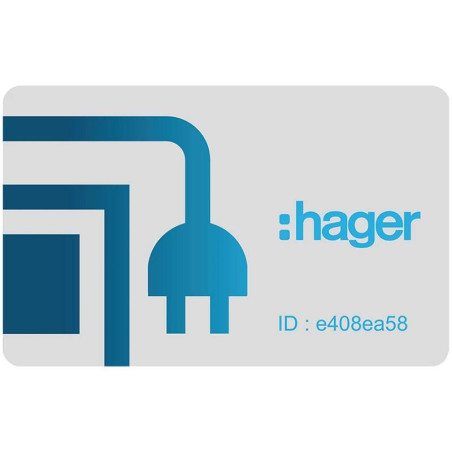 Kit de 3 cartes RFID pour borne Hager Witty