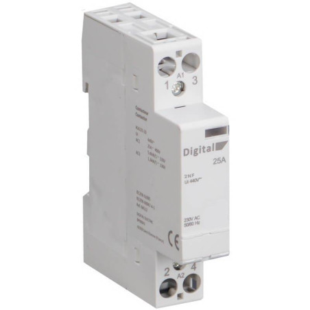 Contacteur de puissance 25A NF Digital Electric