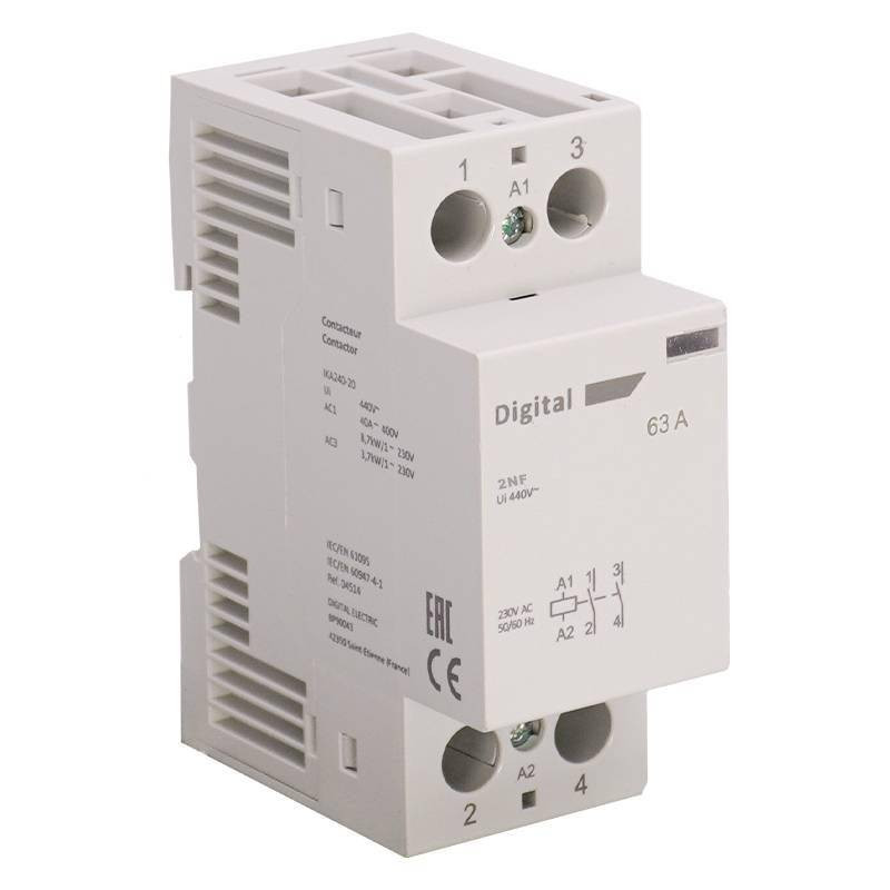 Contacteur de puissance 63A NF Digital Electric