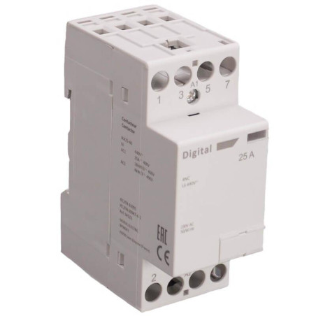 Contacteur de puissance Triphasé 25A NF Digital Electric
